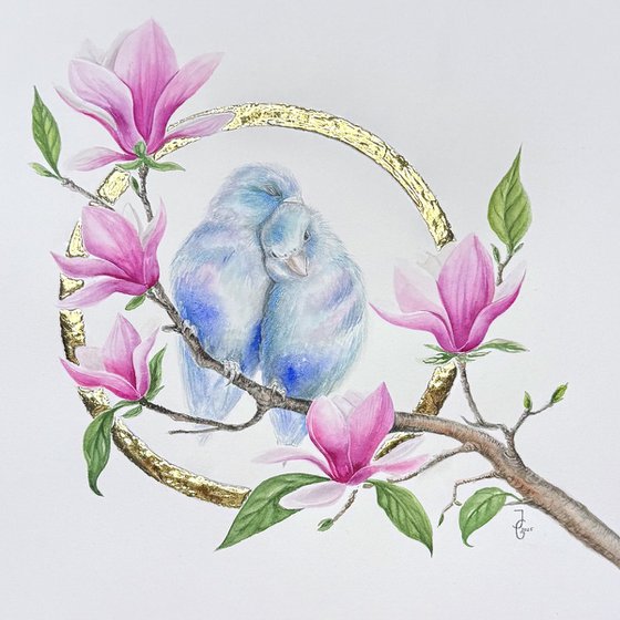Two parrots