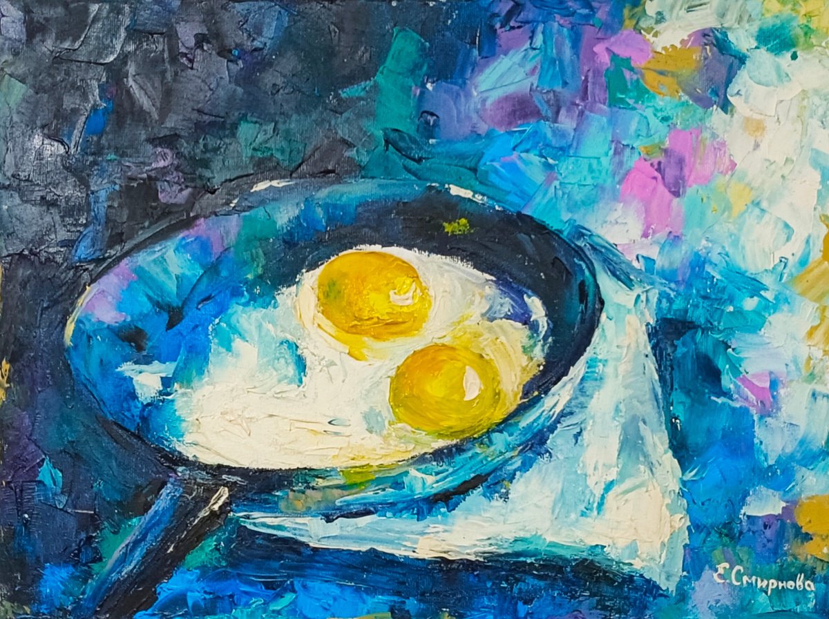 Fried eggs by Evgenia Smirnova