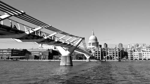 The Millennium Bridge, London by Alex Cassels