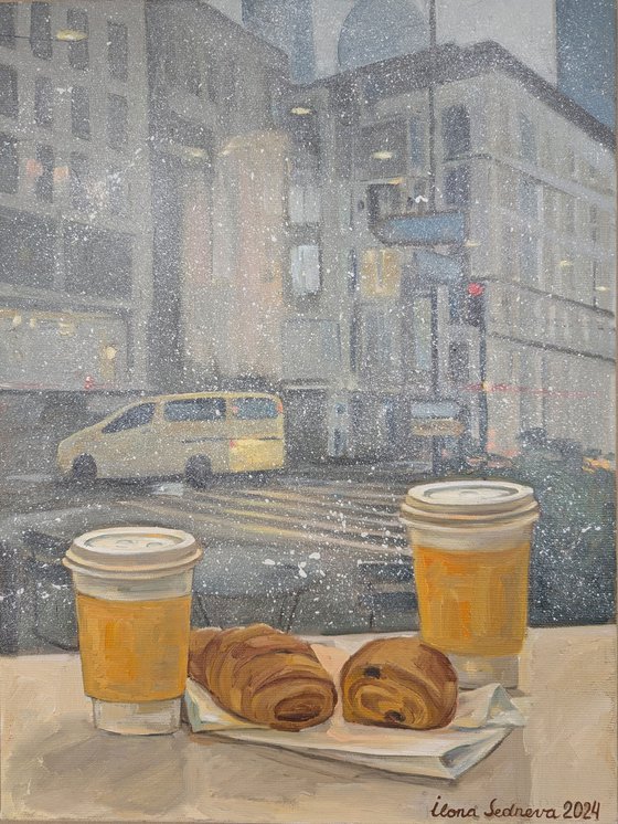 Evening Coffee in New York