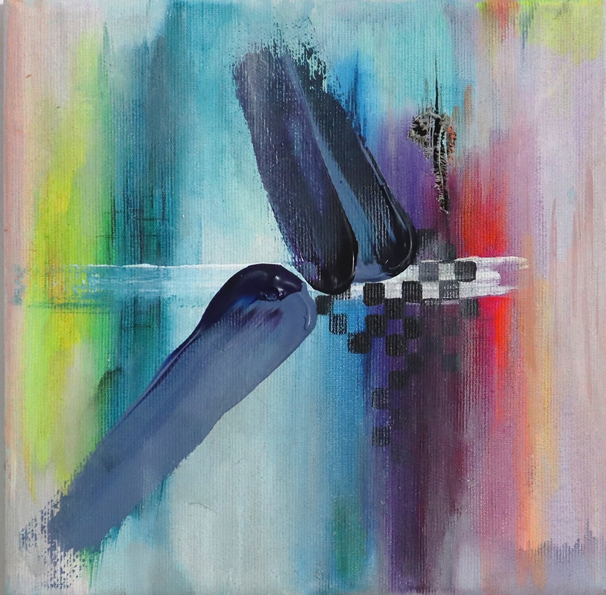 Abstract Acrylic Painting By Szilvia Ipacs 