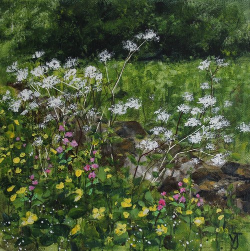 Meadow Flowers by Valerie Jobes