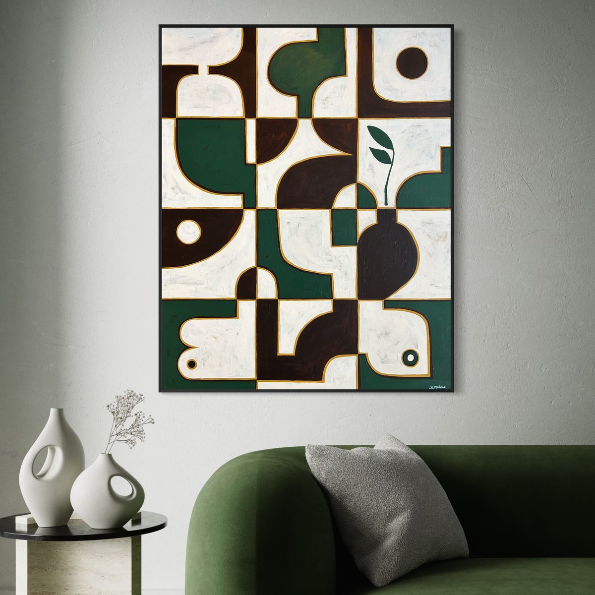 Pass The Olive Branch By Samantha Malone, 31 X 39, Artwork For Sale On Artfinder
