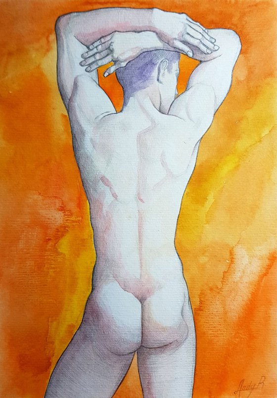 Nude man