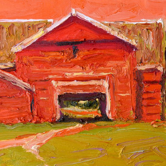 Red Bard. Evening Light