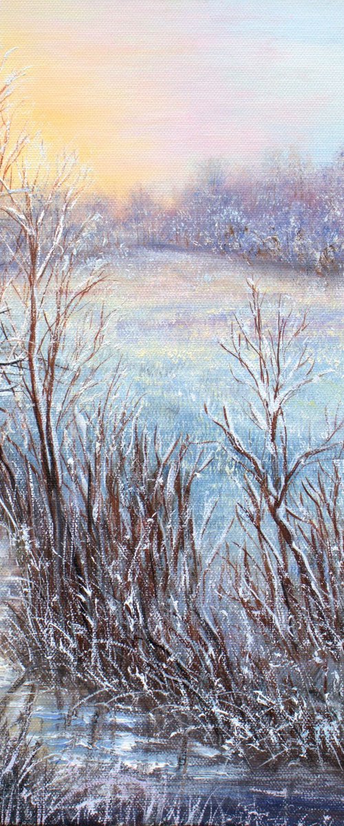 Winter scene by Ludmilla Ukrow