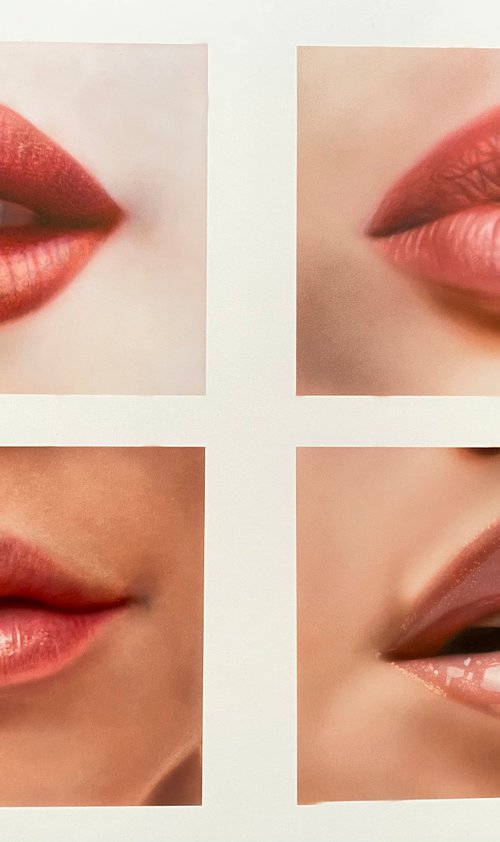 Realistic plump sensual lips by Dolgor Dugarova