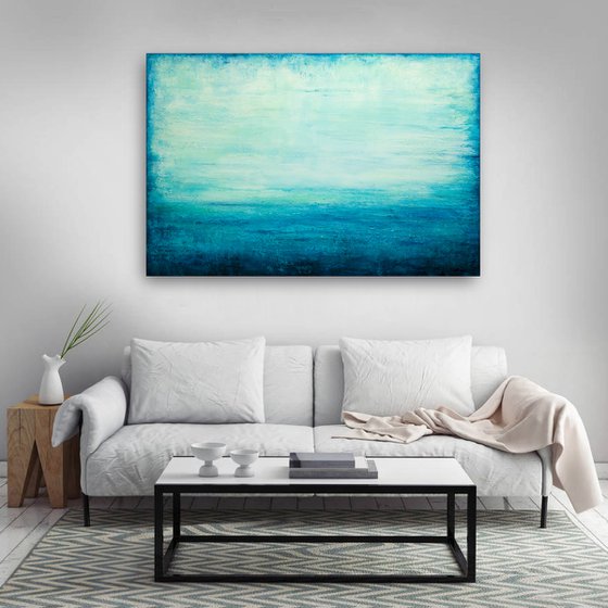 Abstract Turquoise Seascape II