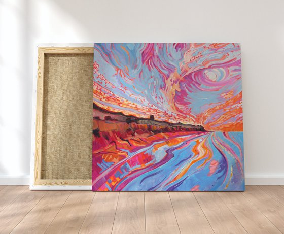 Swirling Norfolk Coastline