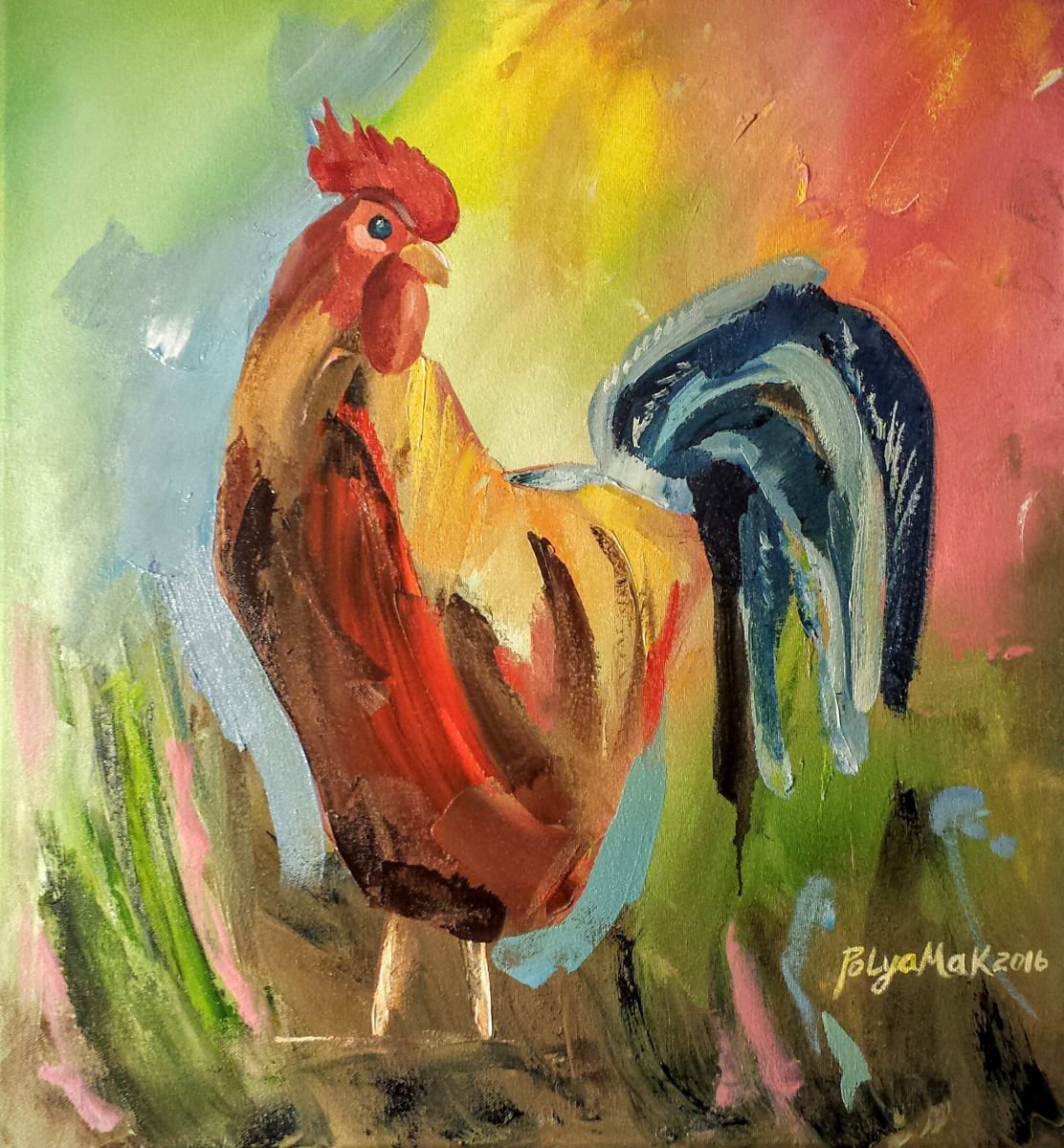 Red Rooster by Polina Morgan