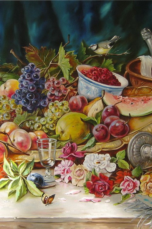 Summer Harvest Still Life by Natalia Shaykina