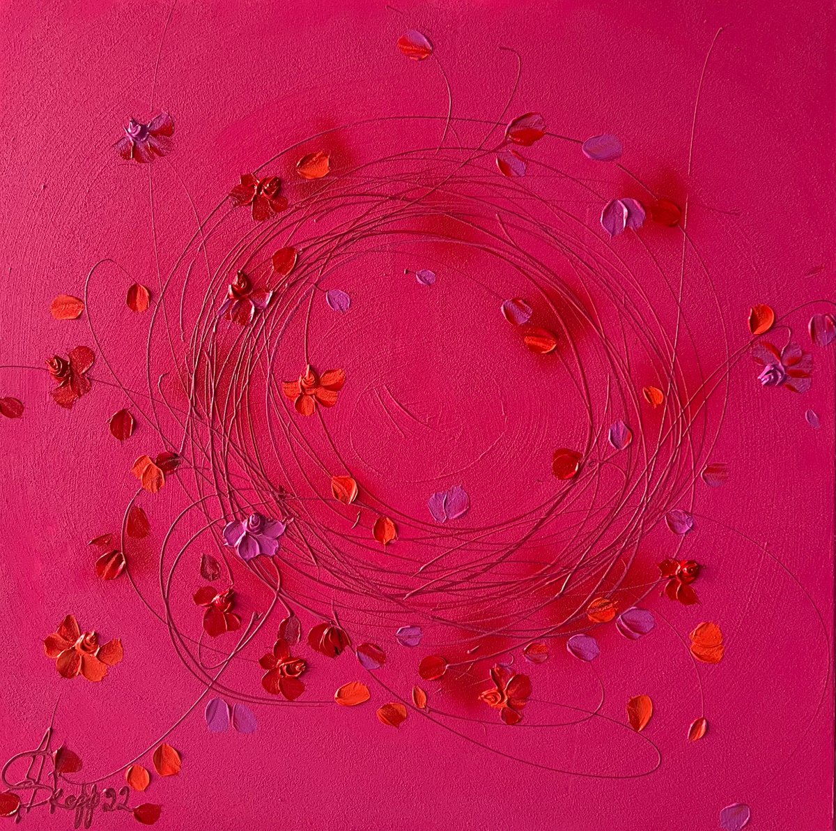 - Elysian Visions - ? By Anastassia Skopp, 35 X 35, Artwork For Sale On Artfinder