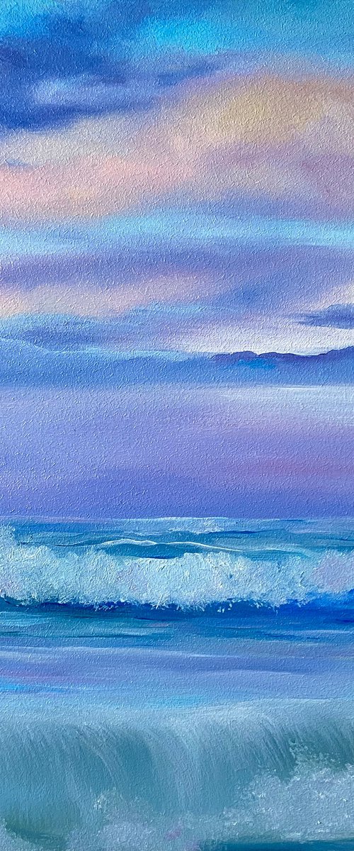 Sunset Waves by Anna Lyashenko