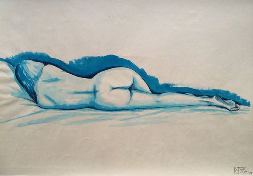 Blue Nude by Vincenzo Stanislao