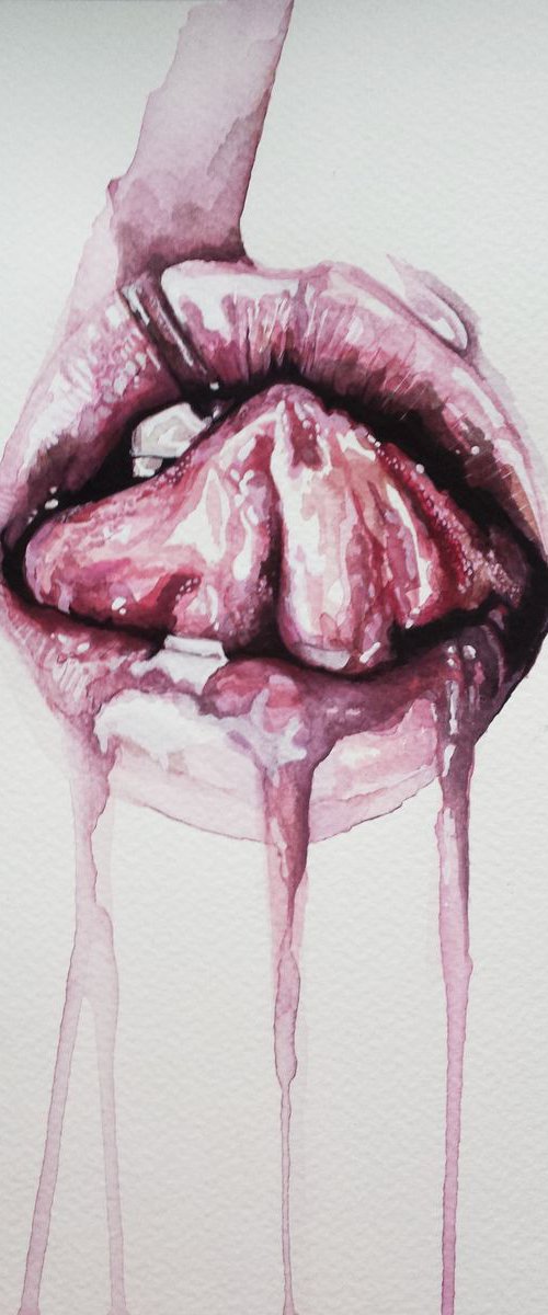 Indecent lips by Nevena Kostić