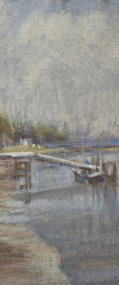 Putney Pier by Louise Gillard