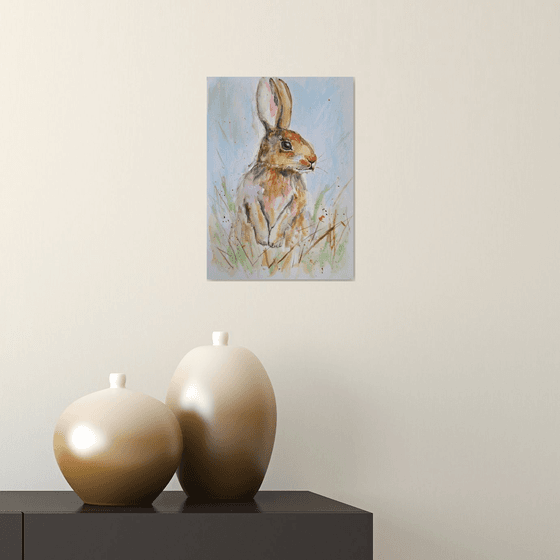 Hare standing