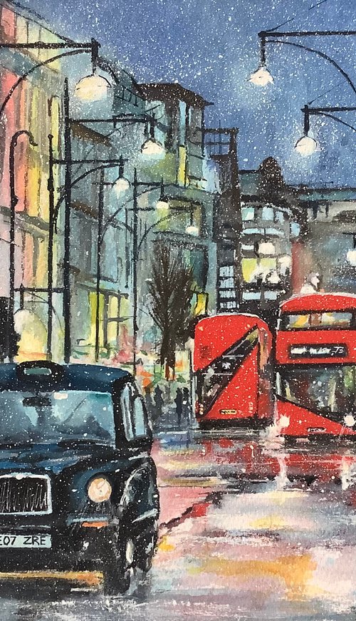 London winter scene by Darren Carey