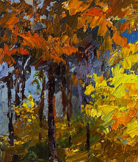 Golden Autumn Forest