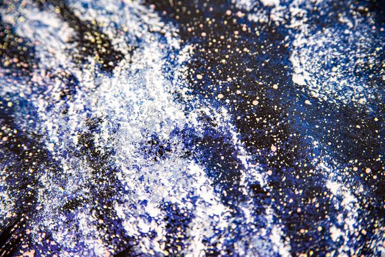 Palm trees shadows and starlight