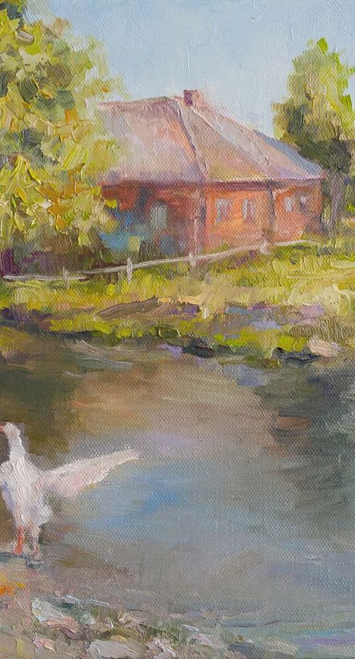 Duck-wade (11x14x0.7'') by Alexander Koltakov