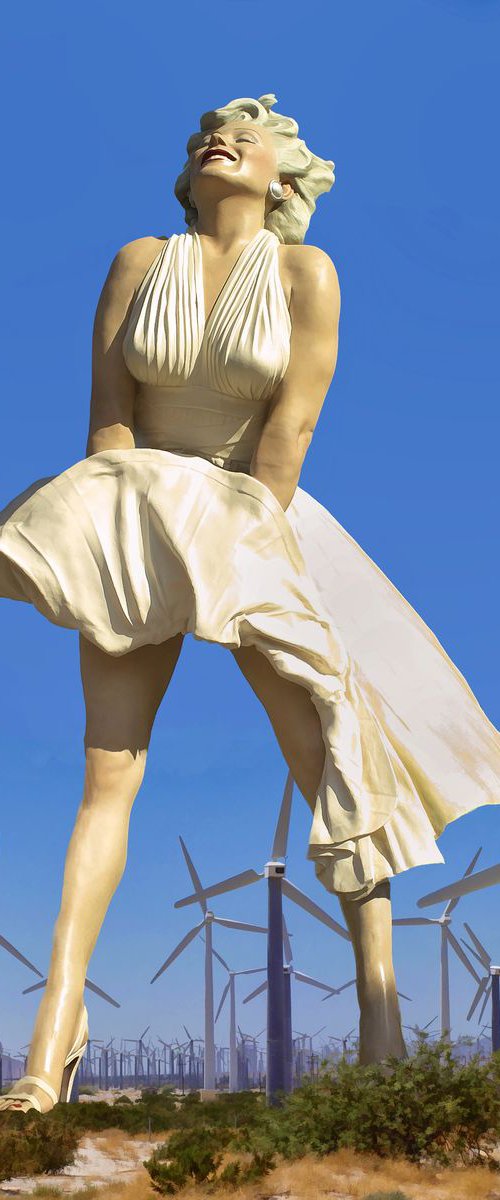 COOL BREEZE Easy Breezy Beautiful Marilyn Palm Springs CA by William Dey