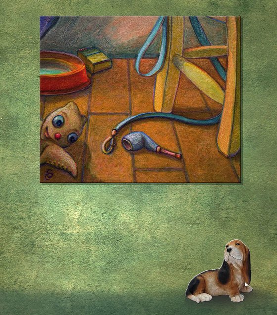 IN THE ROOM OF VAN DOG - ( 25 x 30 cm )