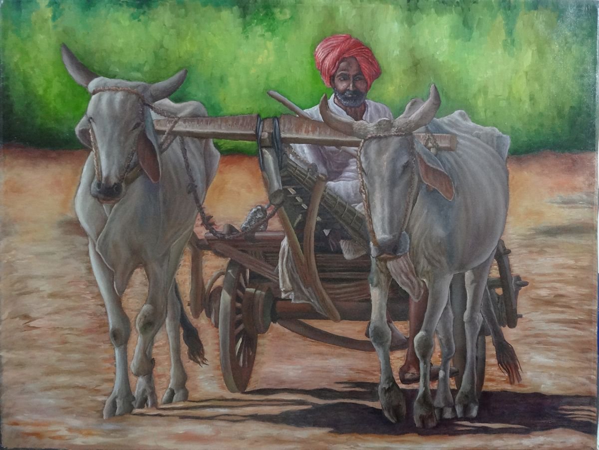 Bullock Cart by Ramya Sadasivam