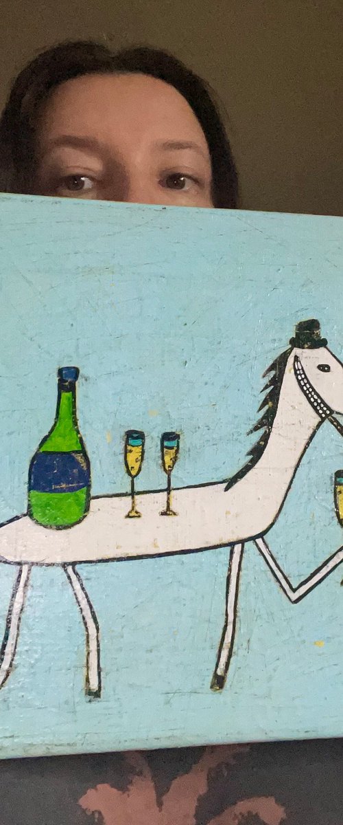 Old buffet horse by Ann Zhuleva