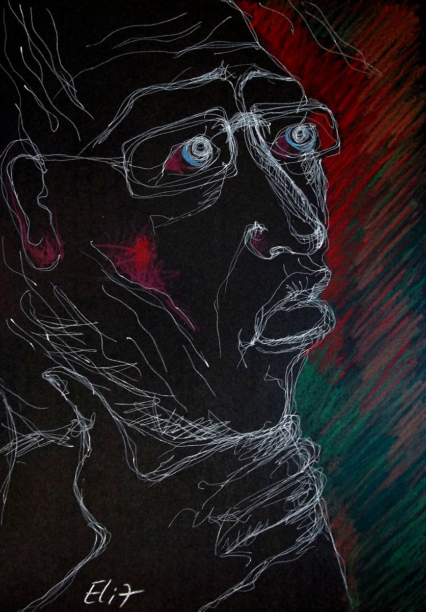Expressive Drawing , Give Me My World Back! By Elisheva Nesis, 9 X 13, Artwork For Sale On Artfinder