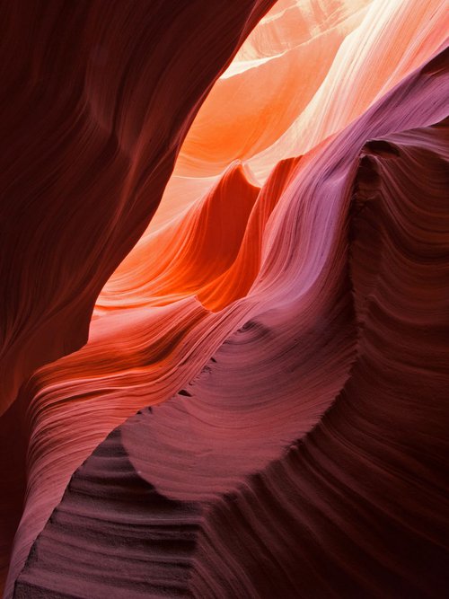 The Waves of Antelope Canyon by Alex Cassels