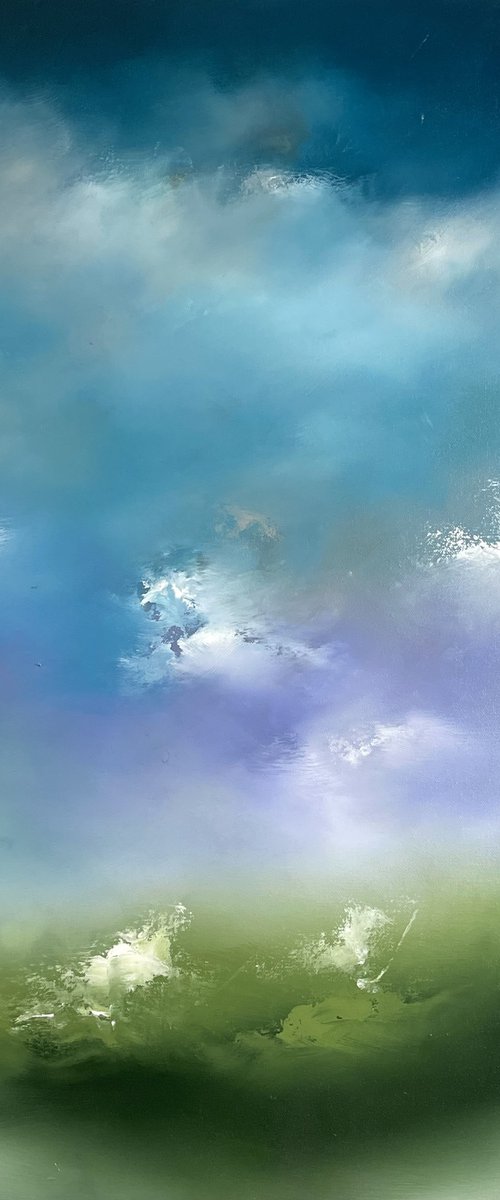 Land of Lights - Abstract Landscape by Jonesy