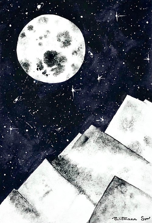 Lunar Landscape by Svetlana Wittmann