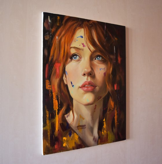 Contemporary woman portrait