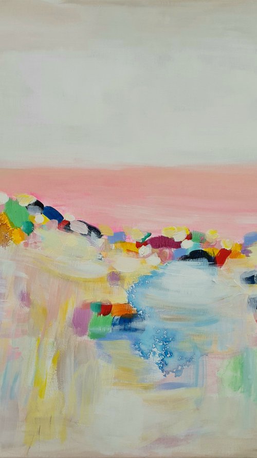 Pastel Beach by Wioletta Gancarz