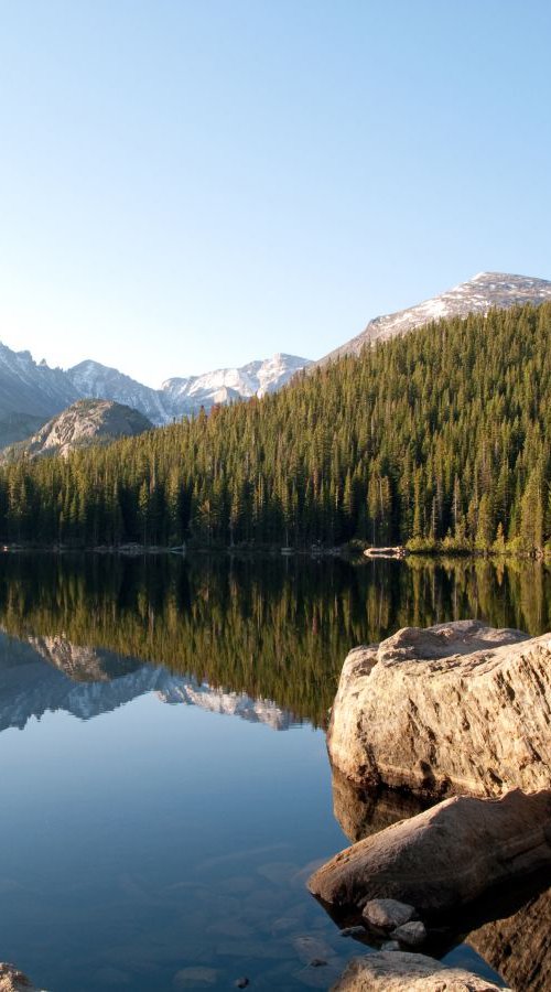 Bear Lake in the Rocky Mountains by Alex Cassels