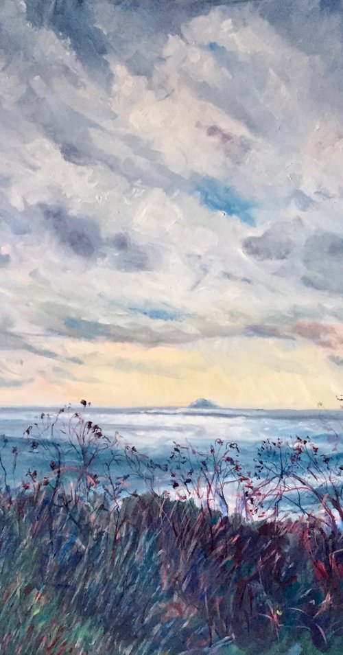The Bass Rock seen from Fife by Stephen Howard Harrison