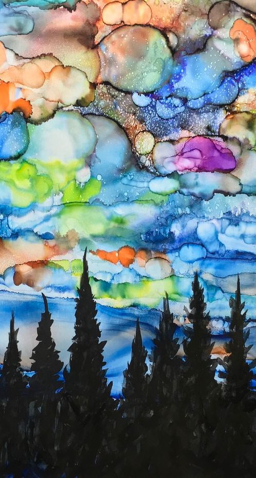 Aurora Borealis by Robert  Tillberg