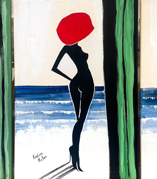Triptych: Muses’ Sea Escape by Kristina Mallen