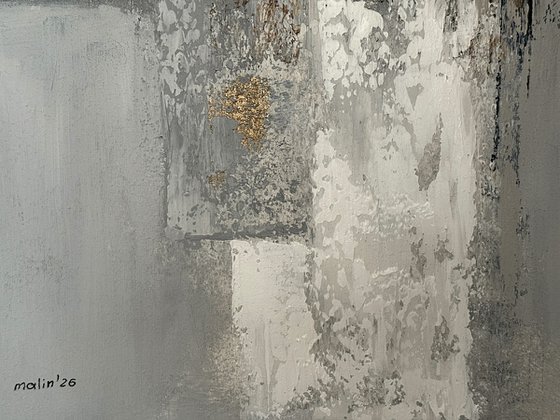 Structured Radiance. Beige Grey Gold