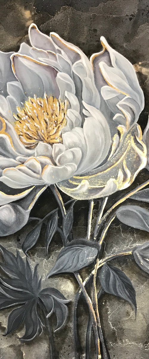 Golden Blooms by Olga Volna