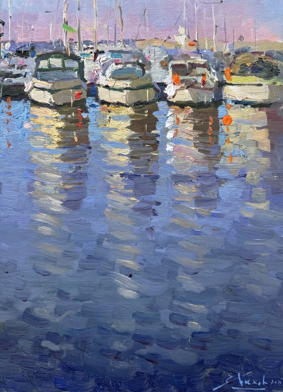 Yachts in the Harbor