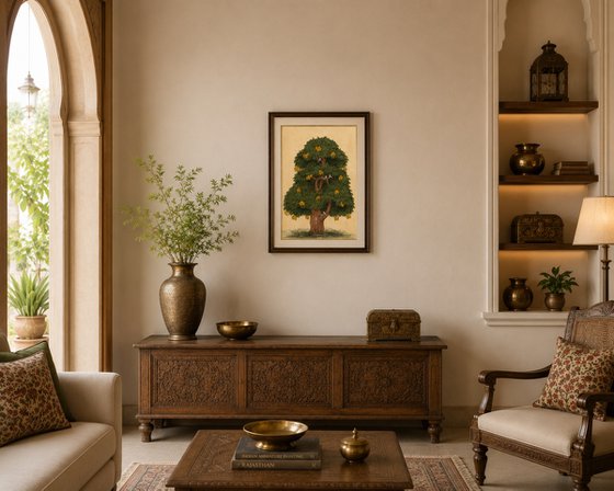Royal Mango Tree | Original Miniature Art