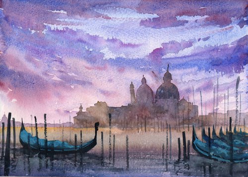 Foggy Venice by Rajan Dey