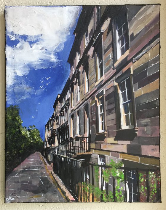 Edinburgh, Summer, Oxford Terrace