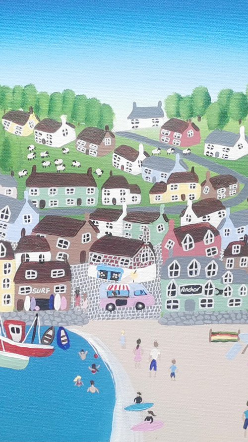 A Beautiful Beach Day by Elisa Trueman