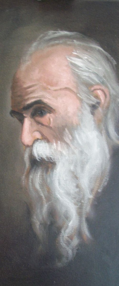 Head of an Old Man by Jack Bagley