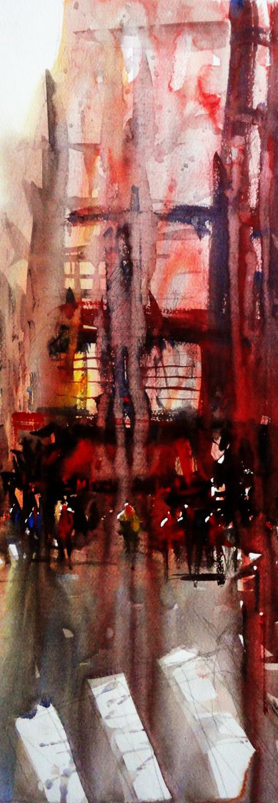 Watercolor - Paris atmospheric #3