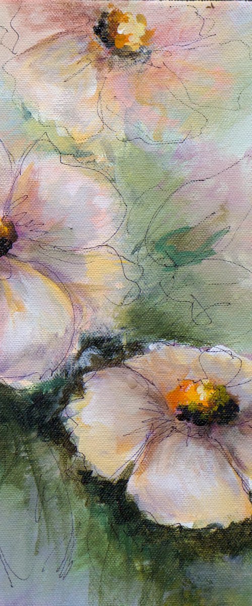 Whispers of Pink and Yellow by Karen Hale