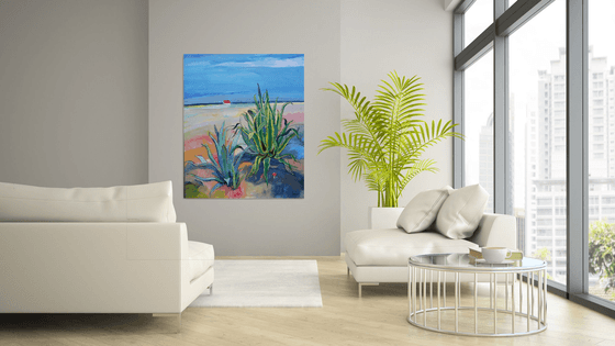 Landscape with Agave